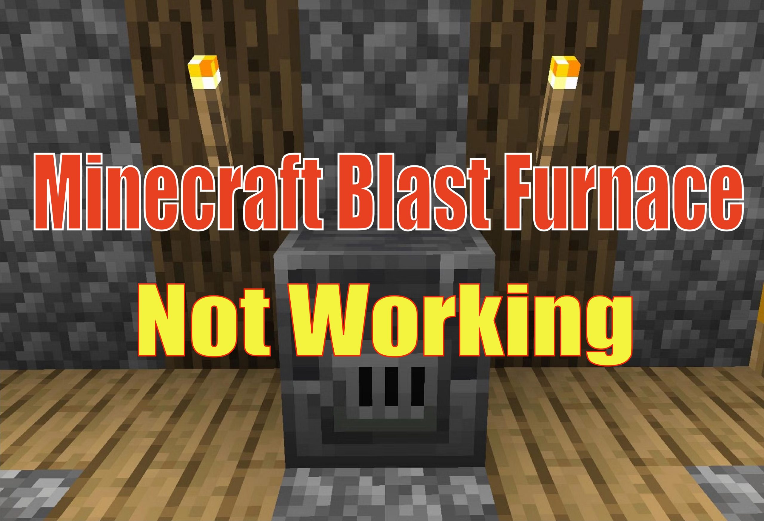 minecraft blast furnace not working
